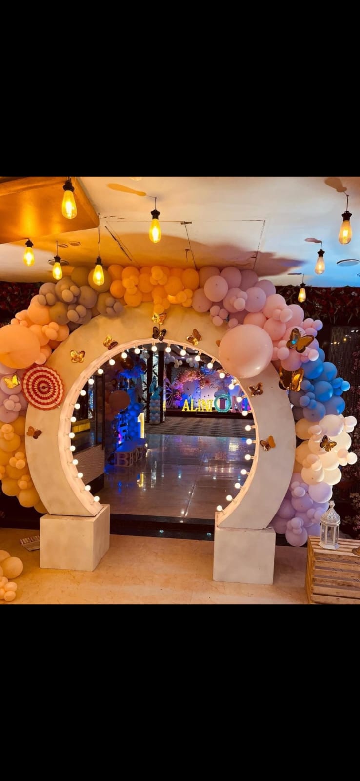  butterfly theme birthday decorations entry gate